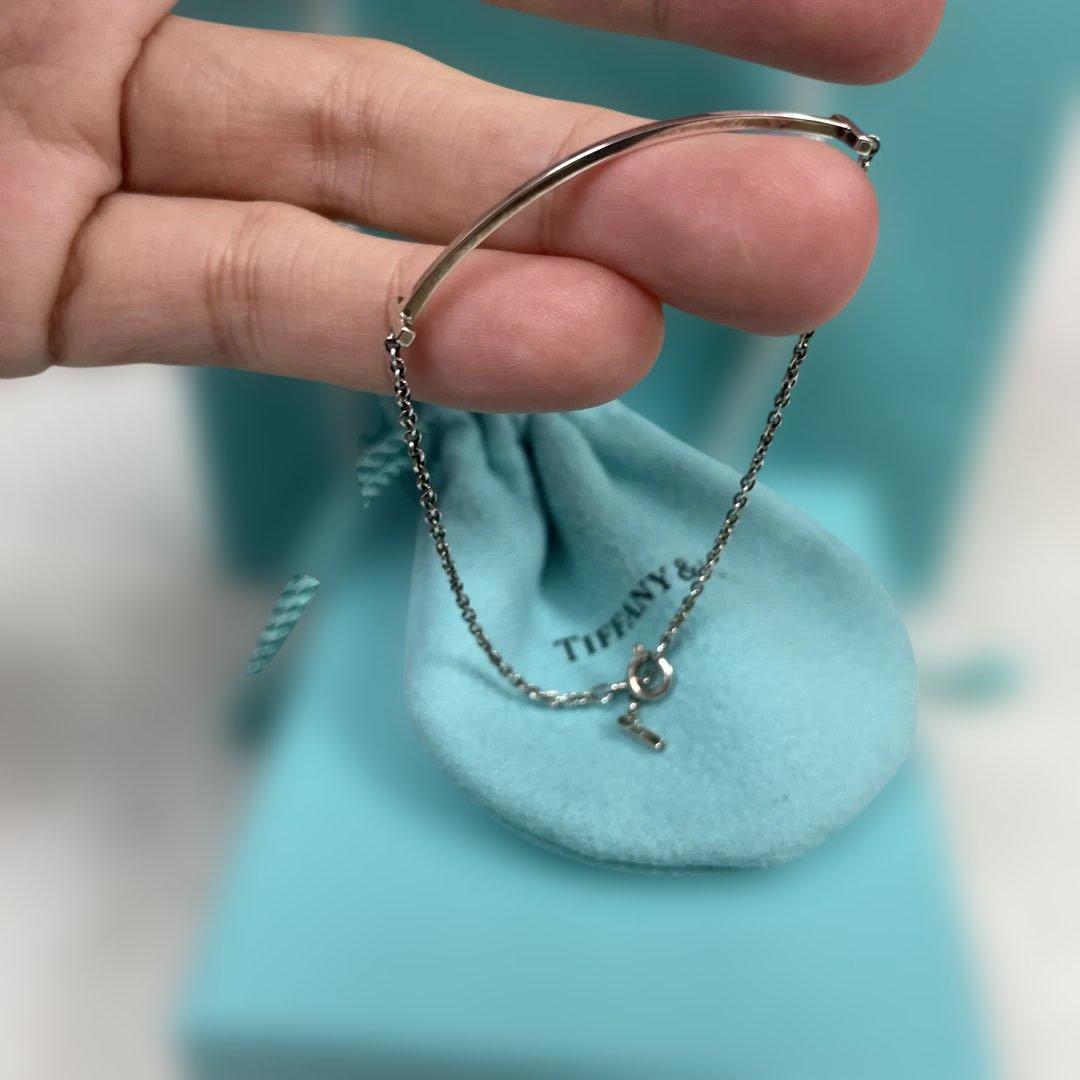 Tiffany & Co. Tスマイル　シルバー ブレスレット