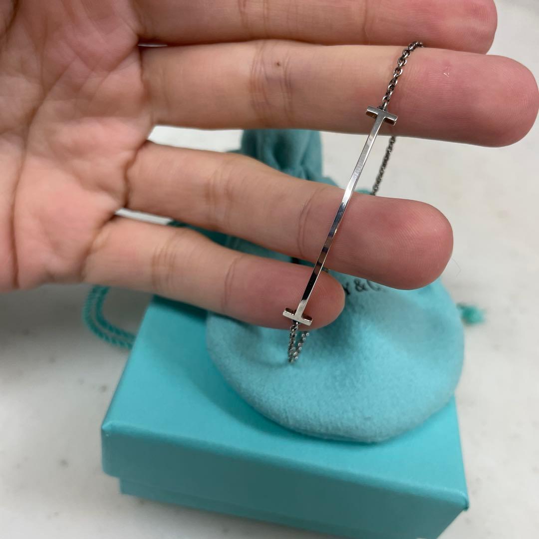 Tiffany & Co. Tスマイル　シルバー ブレスレット