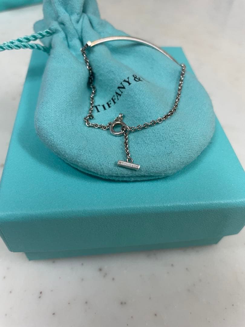 Tiffany & Co. Tスマイル　シルバー ブレスレット