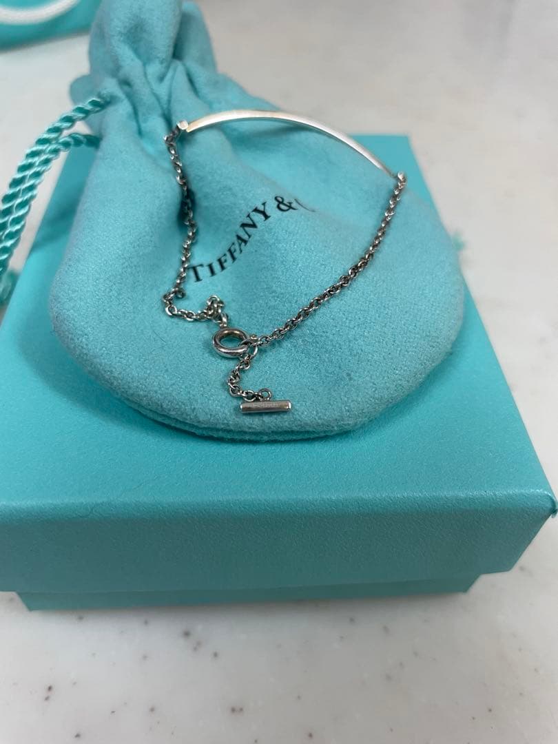 Tiffany & Co. Tスマイル　シルバー ブレスレット