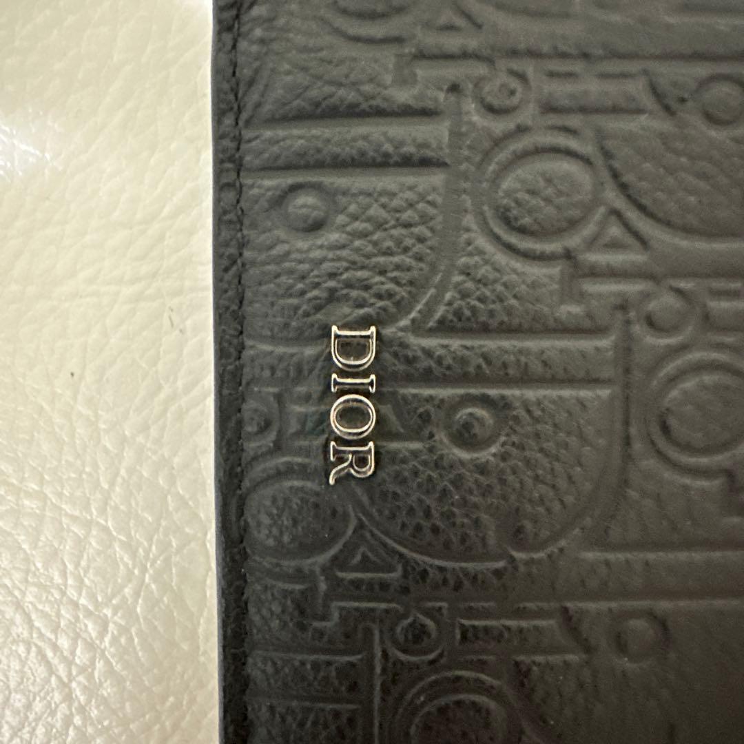 Dior ブラック 二つ折り財布箱付き