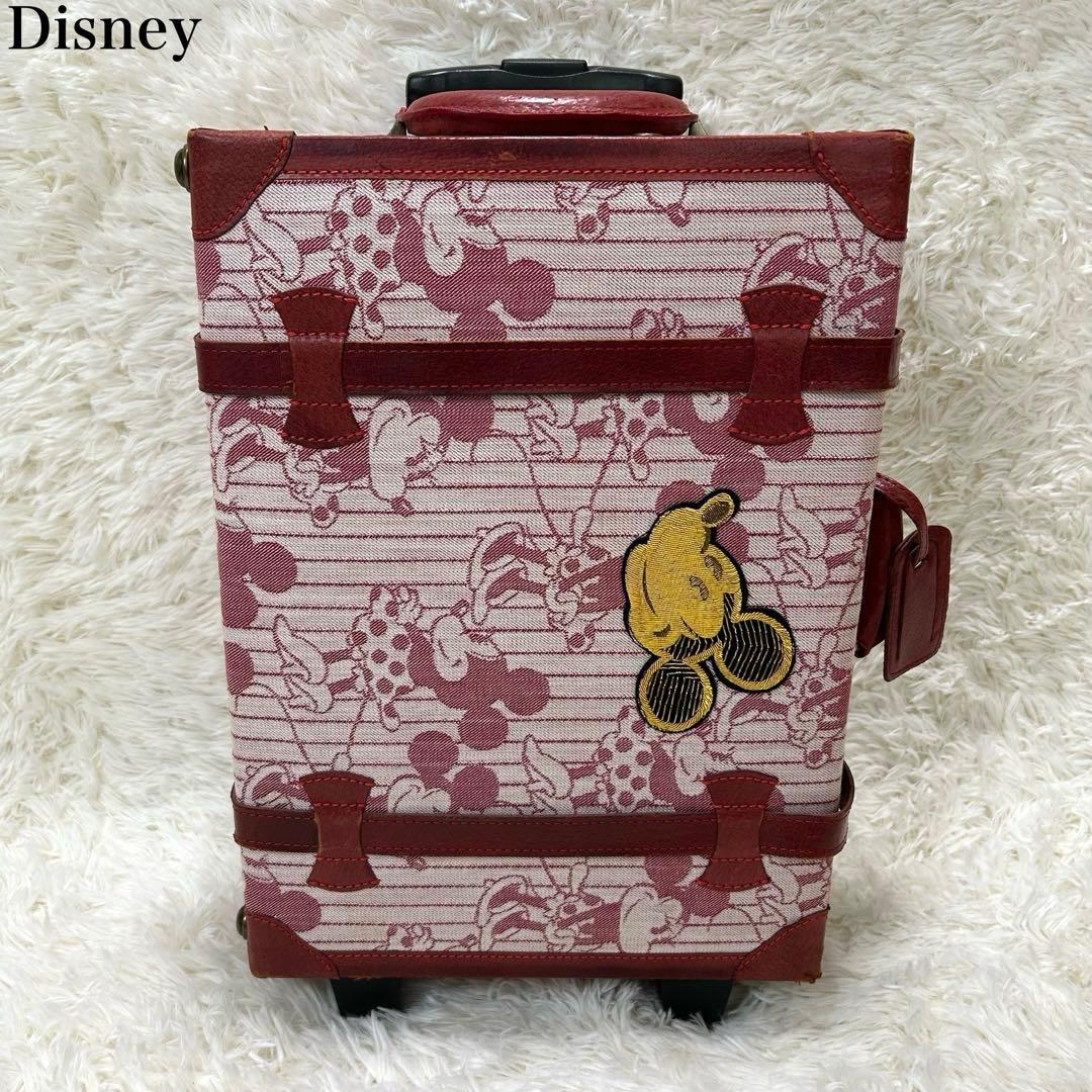 [美品］ムチャチャ×Disney キャリーケース ミニー ピンク 旅行 1泊2日