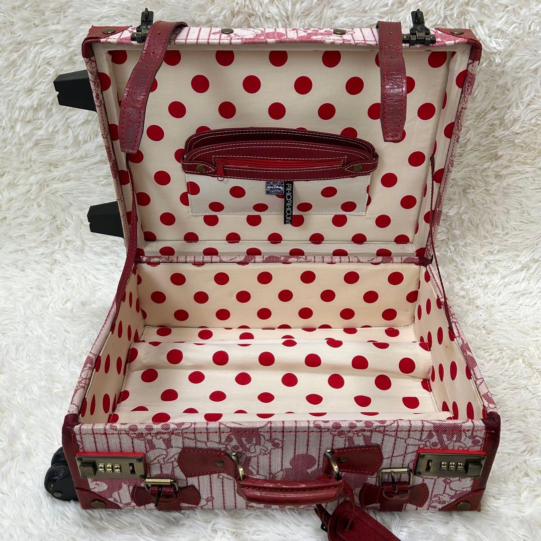 [美品］ムチャチャ×Disney キャリーケース ミニー ピンク 旅行 1泊2日