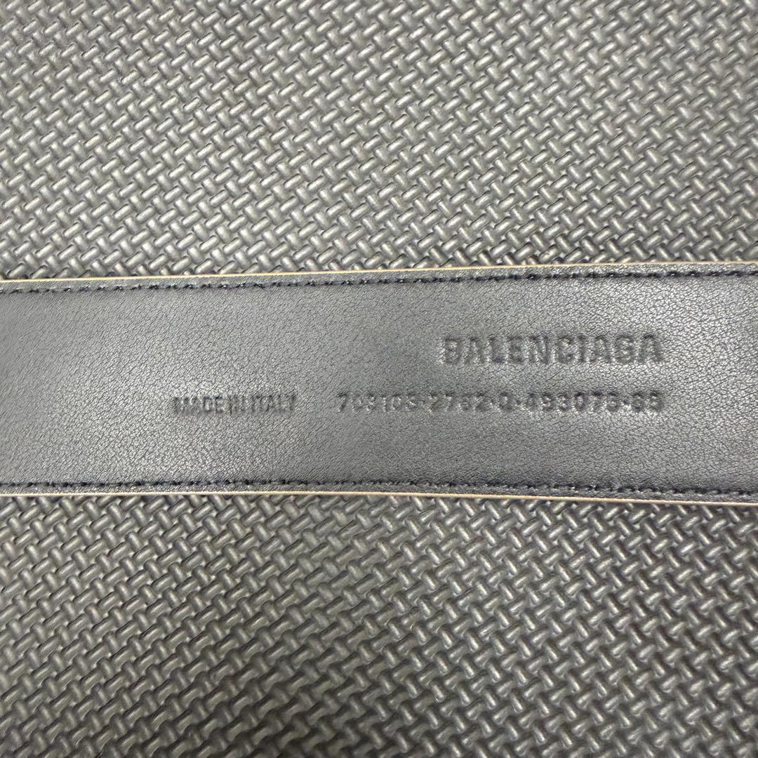 バレンシアガ BALENCIAGA BB モノグラム ロゴ ベルト ベージュ
