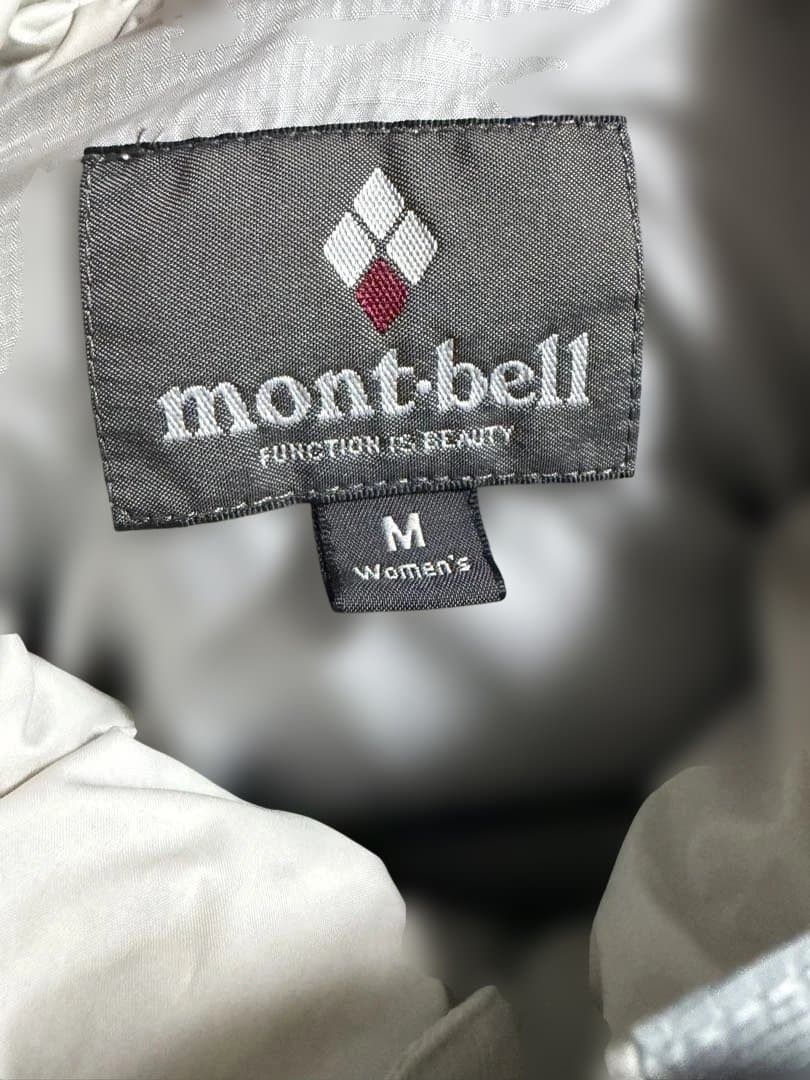 【M】mont-bell トラベルダウンパーカ Women's ライトグレー