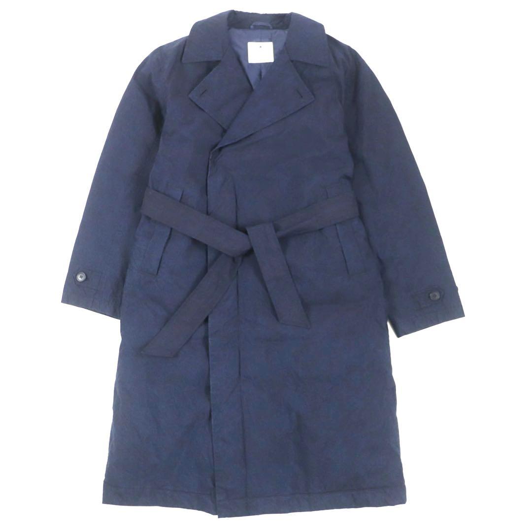 peakダウン Indigo C/N Down Coat メンズ