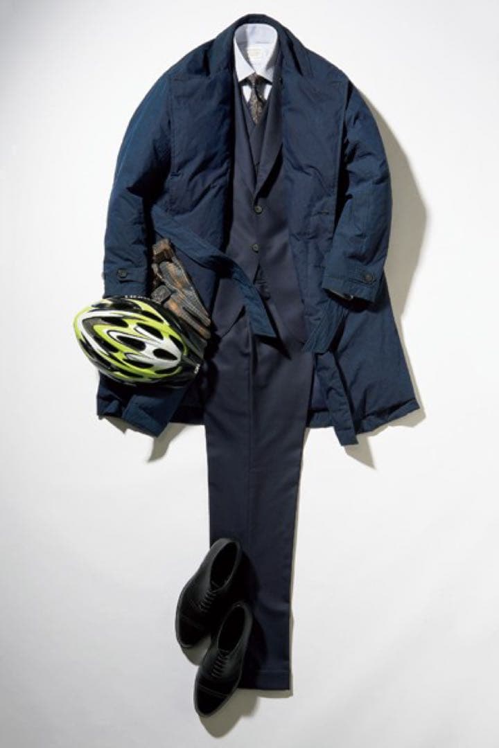 peakダウン Indigo C/N Down Coat メンズ