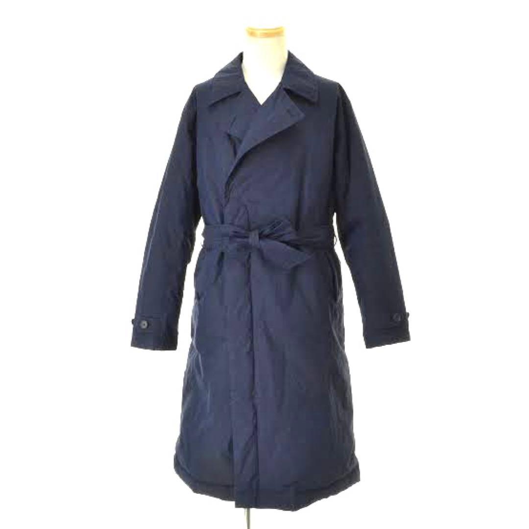 peakダウン Indigo C/N Down Coat メンズ