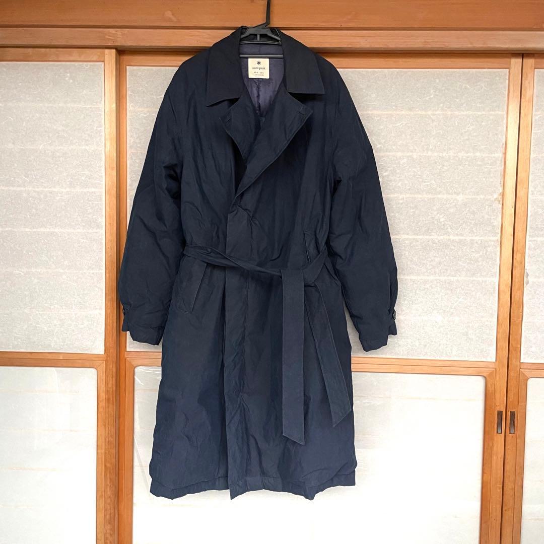 peakダウン Indigo C/N Down Coat メンズ