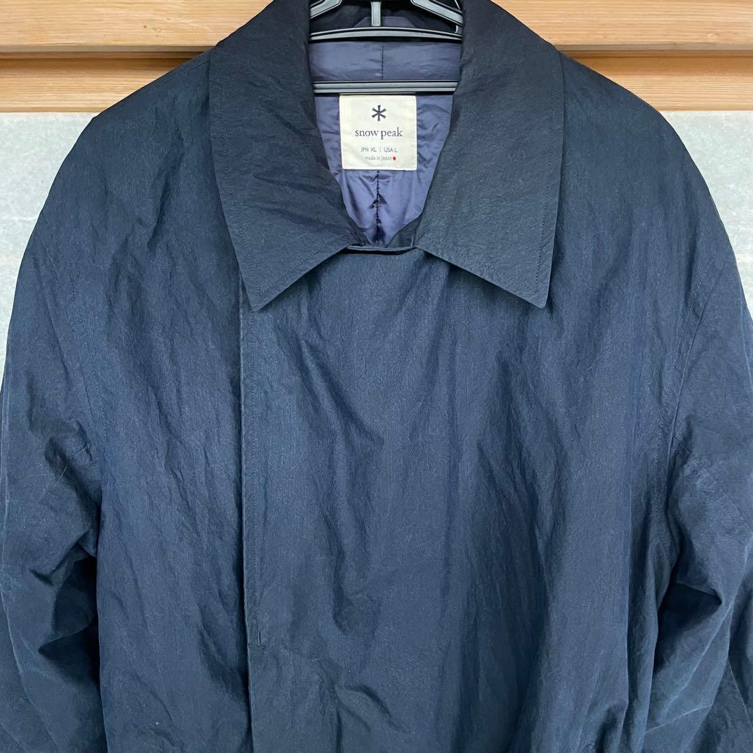 peakダウン Indigo C/N Down Coat メンズ