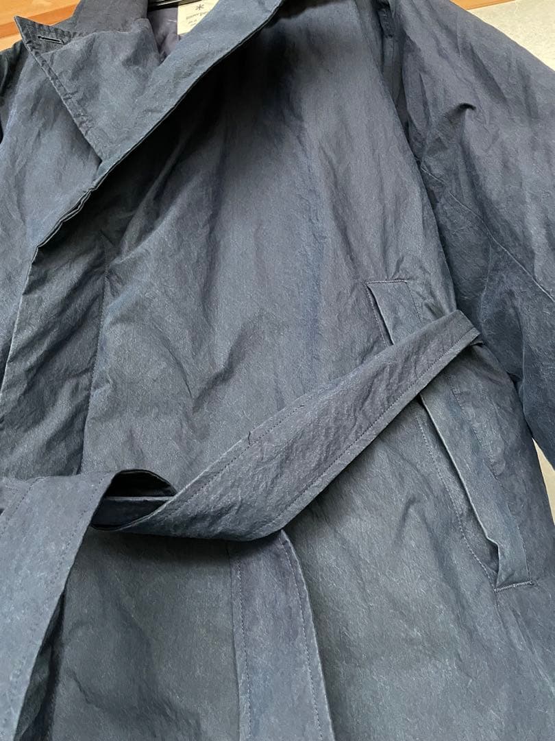 peakダウン Indigo C/N Down Coat メンズ