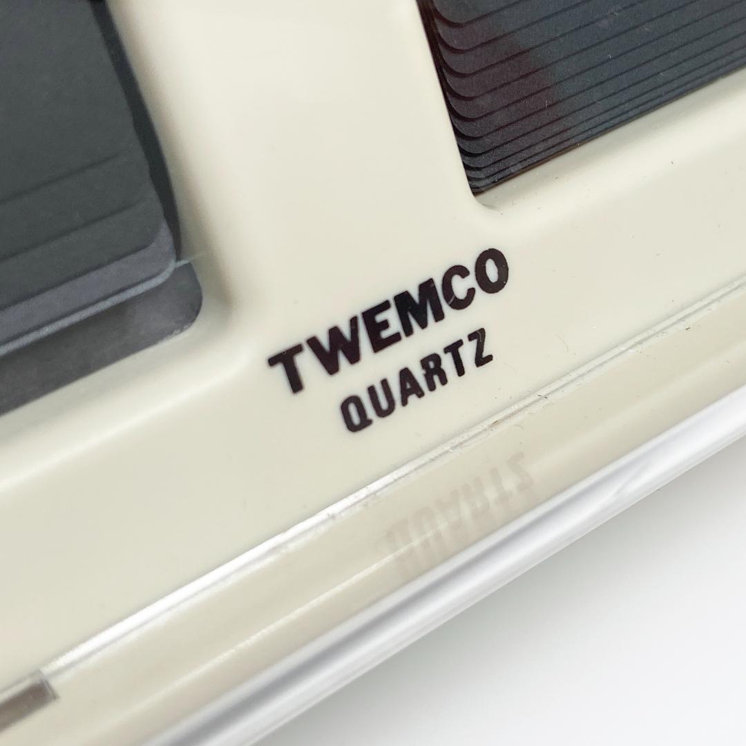 動作品 TWEMCO PEANUTS スヌーピー パタパタ時計