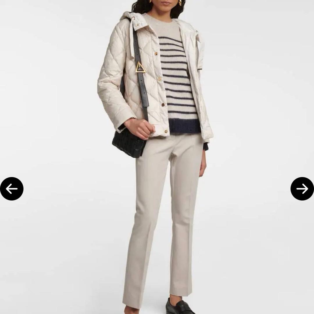 ♡MaxMara♡ リソフトリバーシブルダウンジャケット アイボリー
