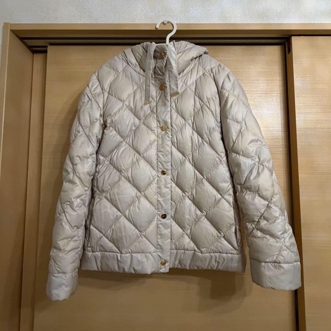 ♡MaxMara♡ リソフトリバーシブルダウンジャケット アイボリー
