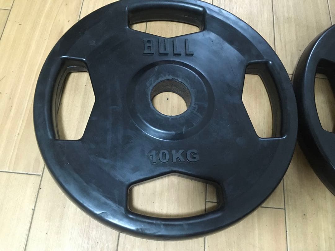 ufuku ブル オリンピックバーベルプレート穴径50mm 計 65kg