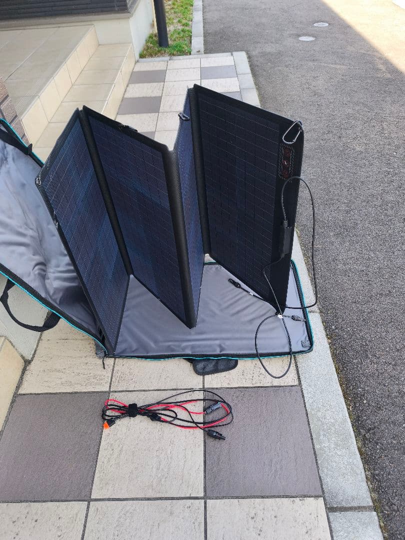 SATOちゃん ECOFLOW 片面ソーラーパネル 160w 折りたたみ