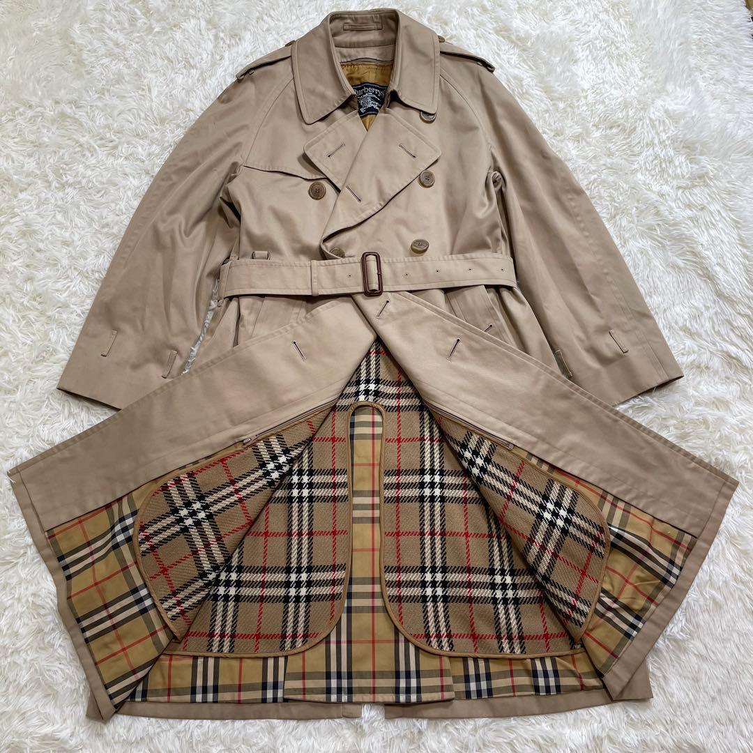 美品✨ バーバリー トレンチコート ベルト ライナー ベージュ ノバチェック M