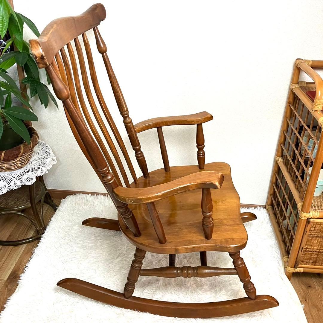 【希少 高級家具】SHIN LEE ロッキングチェア ヴィンテージ