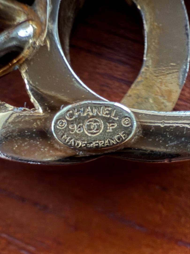 CHANEL ターンロック ココマーク チェーン ブレスレット ゴールド 96P