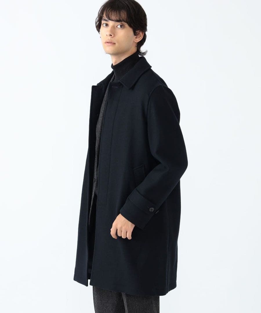 値下げ❗️ビームス BEAMS グレー ステンカラーコート サイズ50/XL