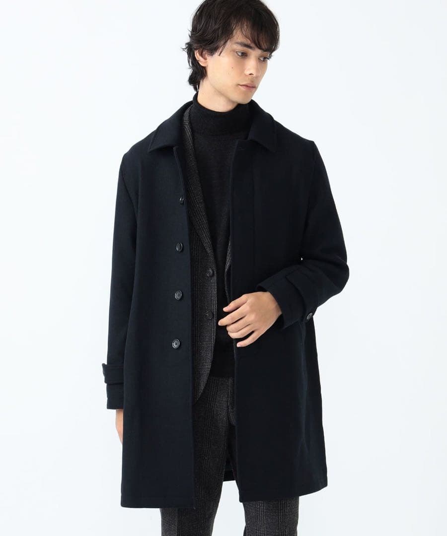 値下げ❗️ビームス BEAMS グレー ステンカラーコート サイズ50/XL