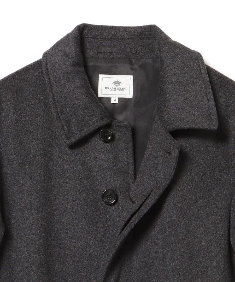 値下げ❗️ビームス BEAMS グレー ステンカラーコート サイズ50/XL