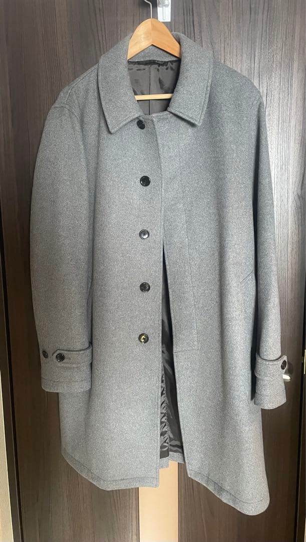 値下げ❗️ビームス BEAMS グレー ステンカラーコート サイズ50/XL