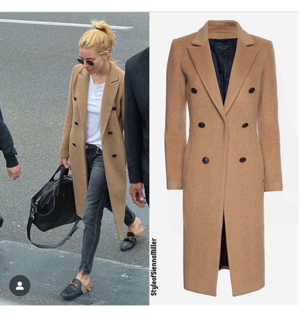 rag & bone Faye Coat Camel チェスターコート