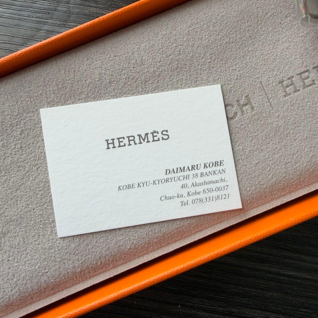 3003 未使用　Apple Watch エルメス　エトゥープ　二重　レザー