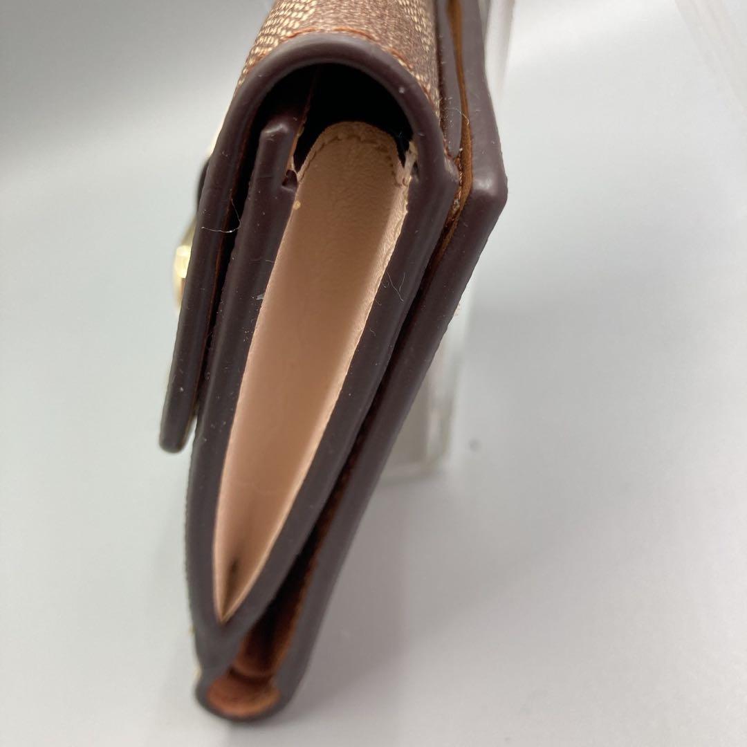 値下げ　未使用 COACH コーチ 三つ折財布 シグネチャー　ミニ ウォレット