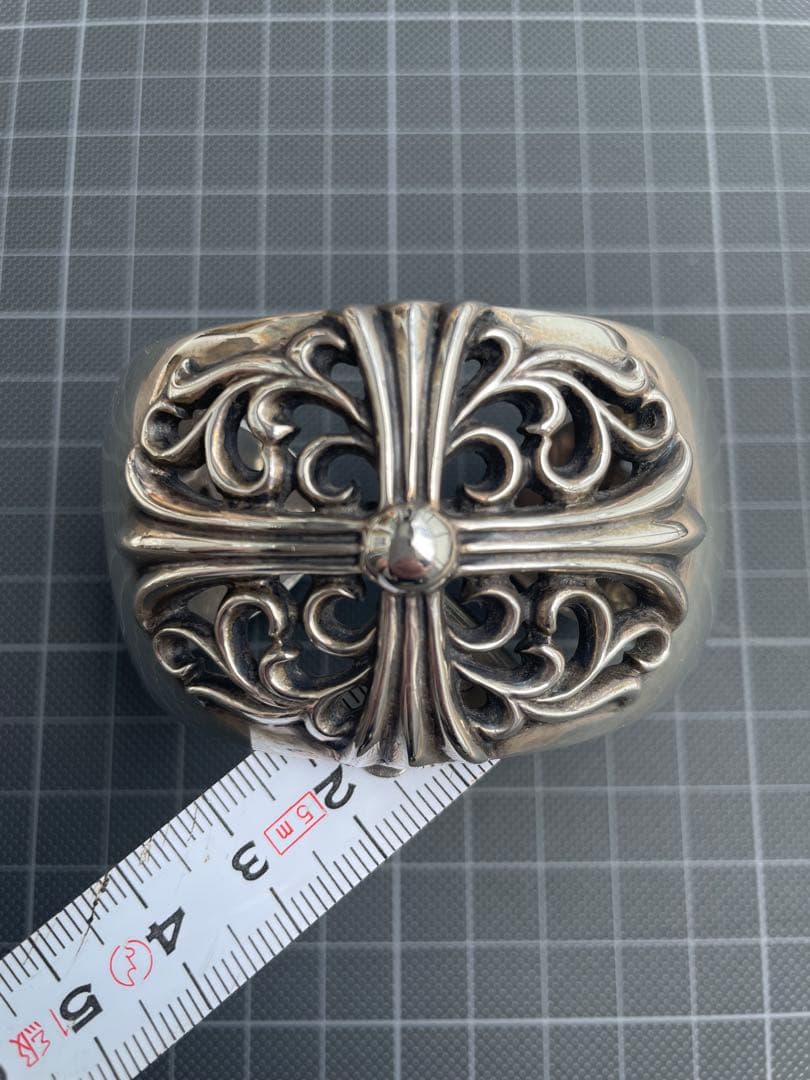 【専用】同梱禁止でお願いします。様　クロムハーツ　フローラルクロスワイドカフ