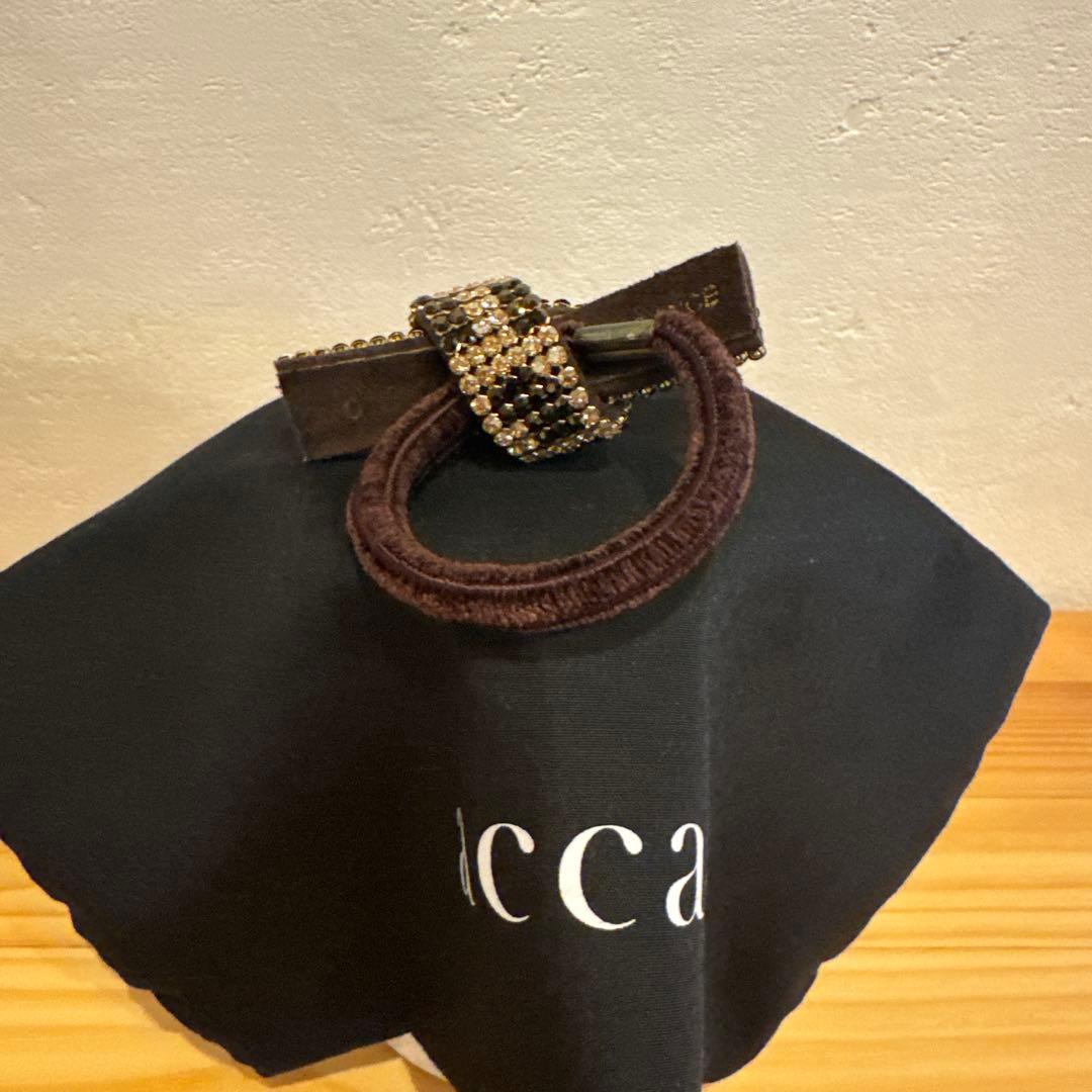 アッカ・ａｃｃａ　リボンゴム　ブラウン