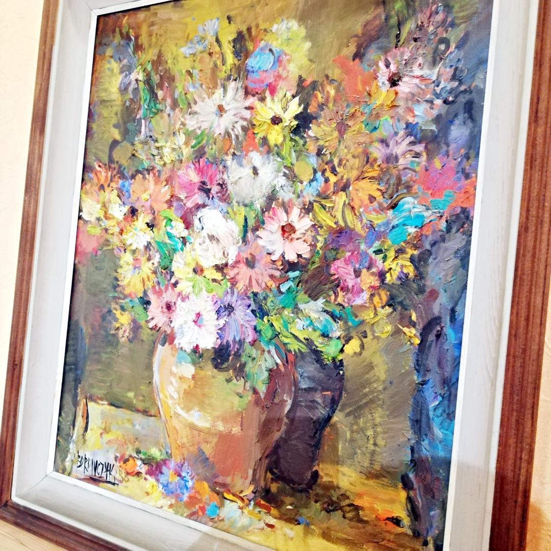 ◇真作 Wlodzimierz Borowczyk 油彩画