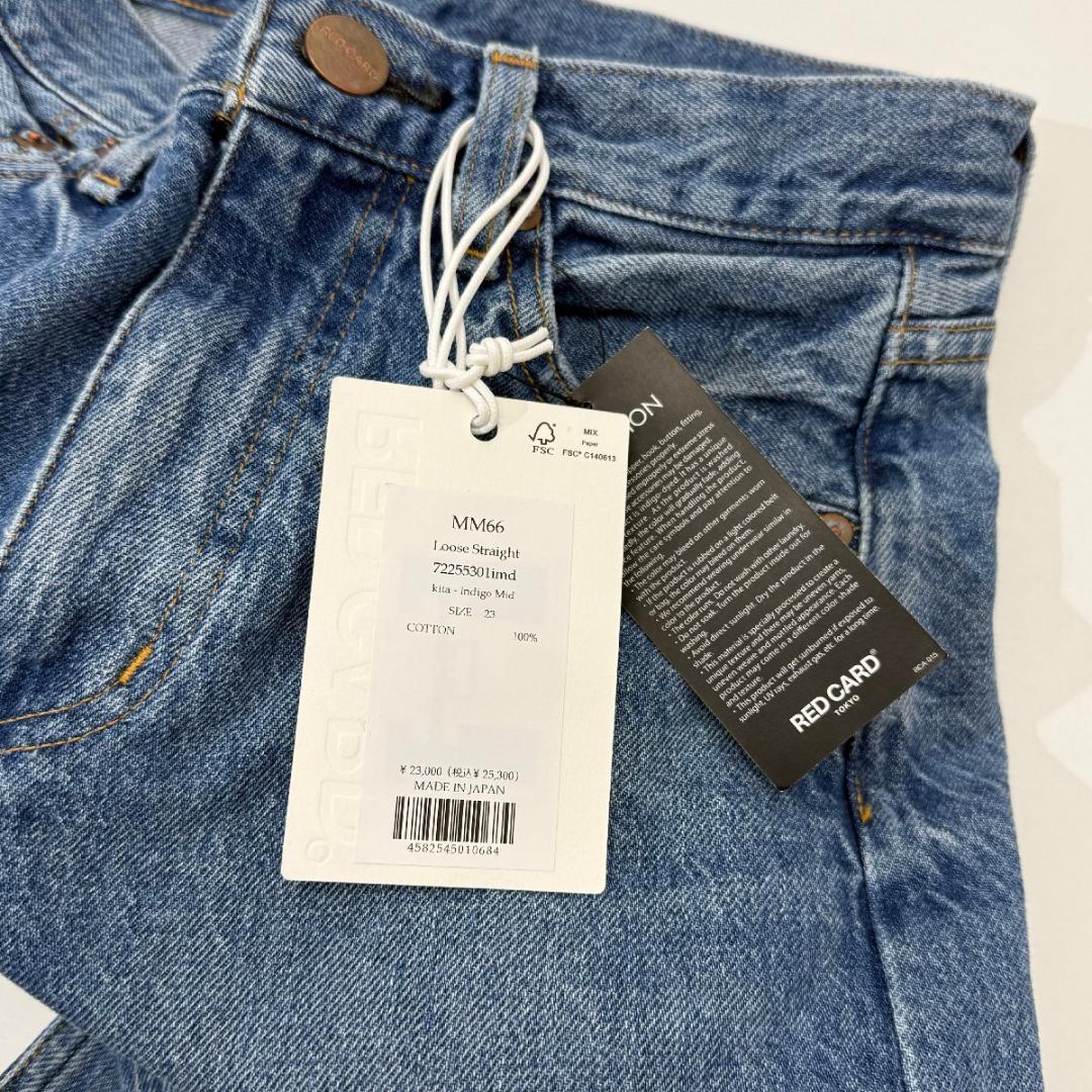 新品 RED CARD TOKYO MM66 Loose Straight 23