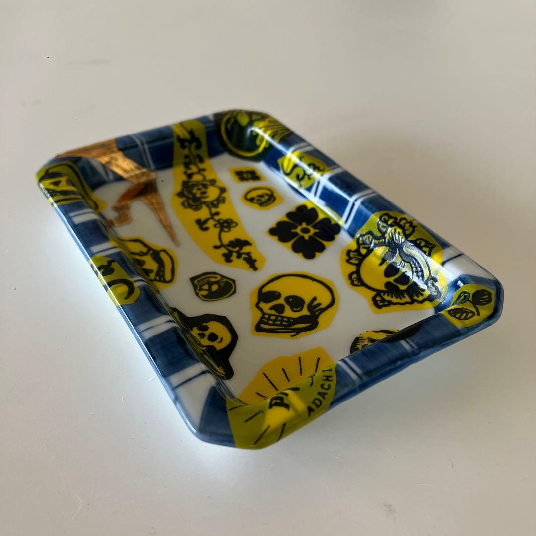 アダチマリ　ドクロ　小皿