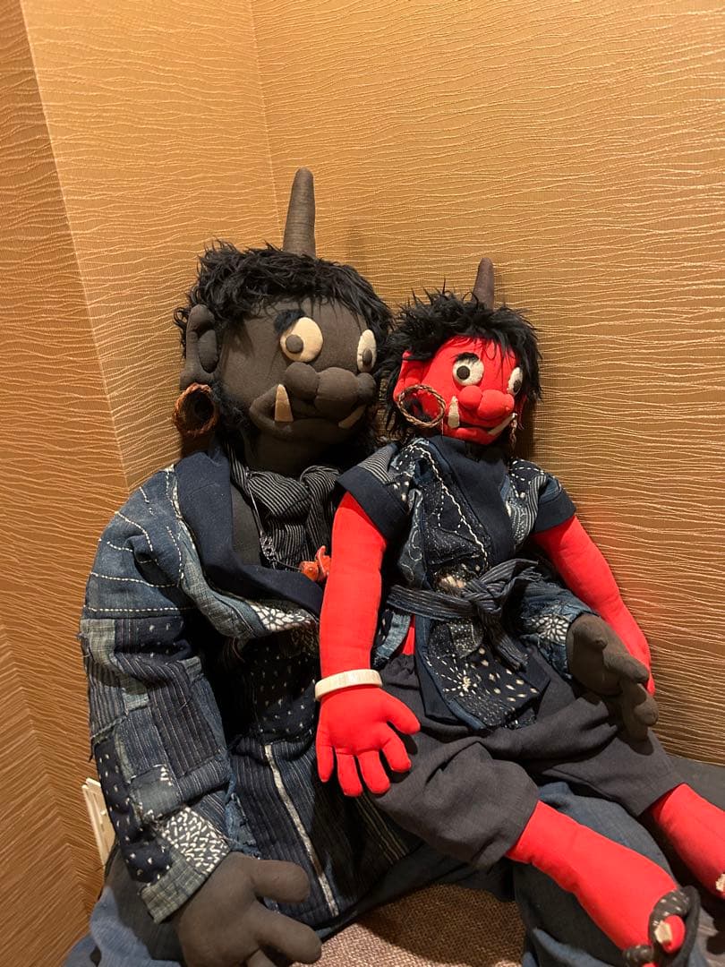 鬼　お着物　親子セット