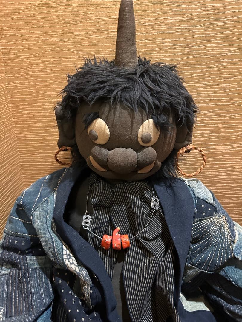 鬼　お着物　親子セット