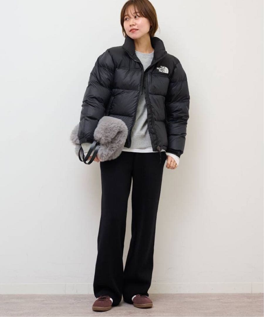 THE NORTH FACE Short Nuptse Jacketブラック M