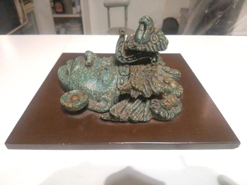 メキシコ製品★テオティワカン マヤ文明 アステカ文明 神様 マスク お面 飾り物