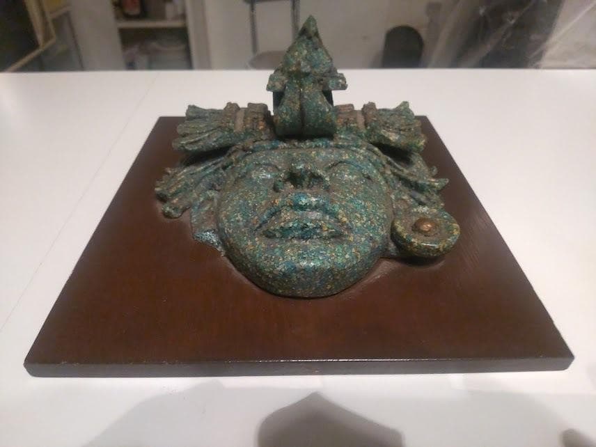 メキシコ製品★テオティワカン マヤ文明 アステカ文明 神様 マスク お面 飾り物