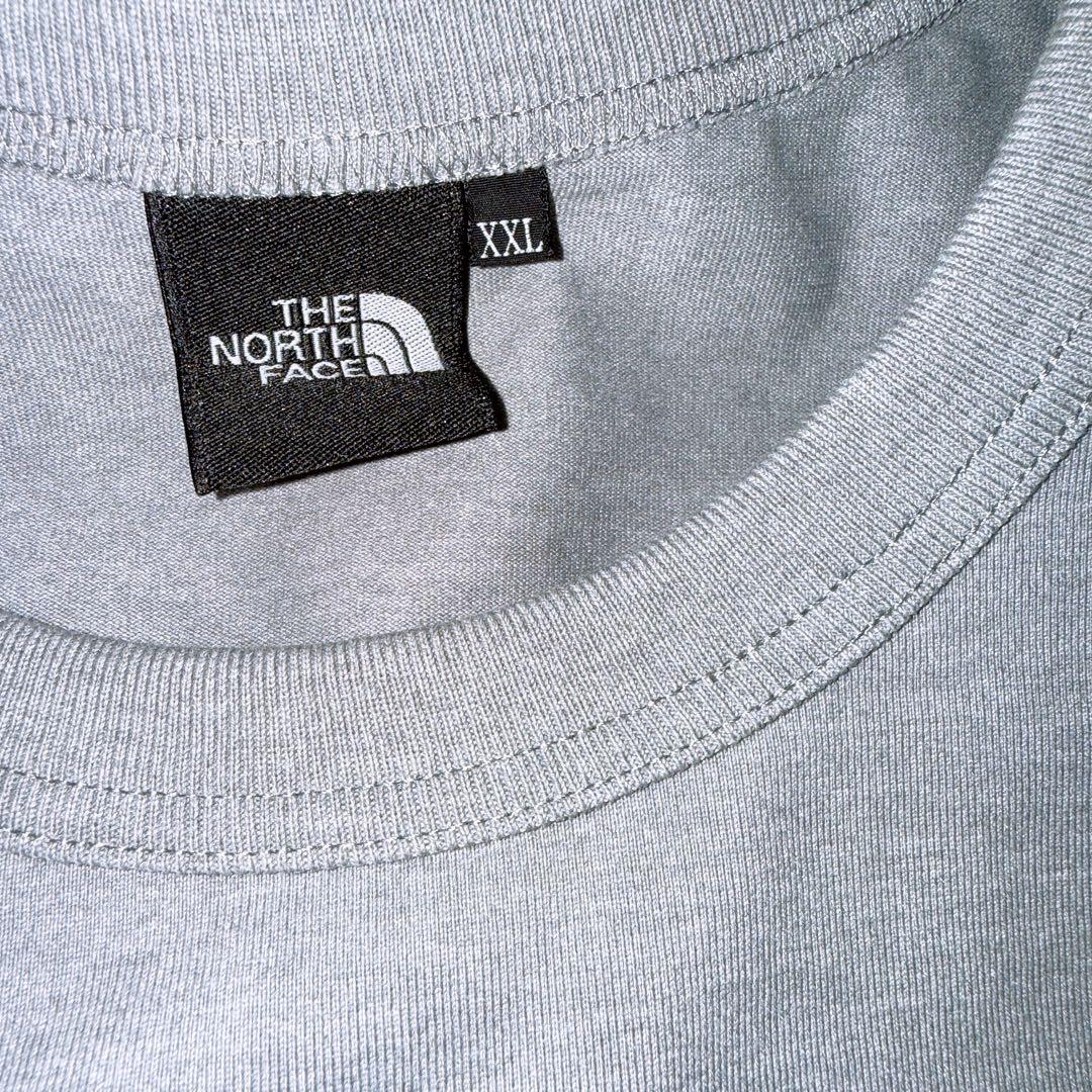 あっちゃん　THE NORTH FACEフットボールティー　ロンT グレー