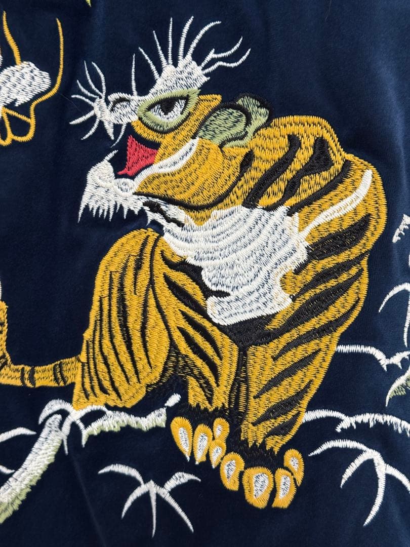 HOUSTON VELVETEEN SOUVENIR JACKET スカジャン