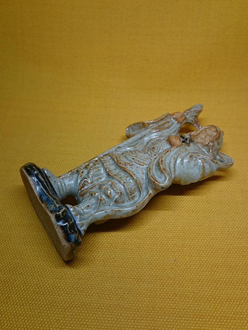 【美品】人形　陶器　仏教美術　仏像　置物　インテリア　工芸品　美術品　A1259