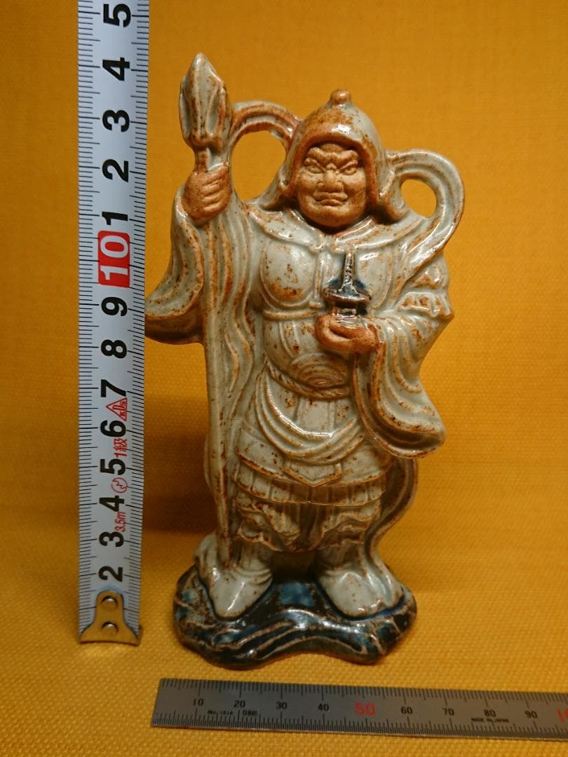 【美品】人形　陶器　仏教美術　仏像　置物　インテリア　工芸品　美術品　A1259