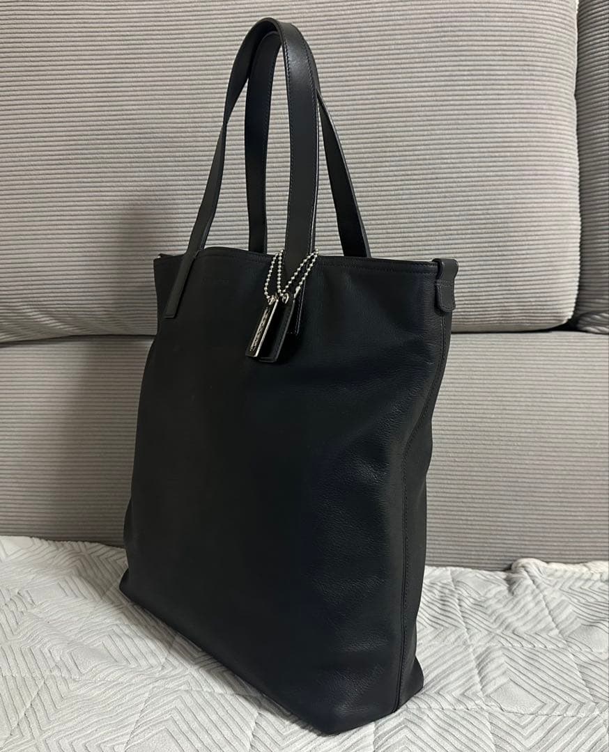 coach トートバッグ ブリーカー レガシー リバーシブル レザー黒