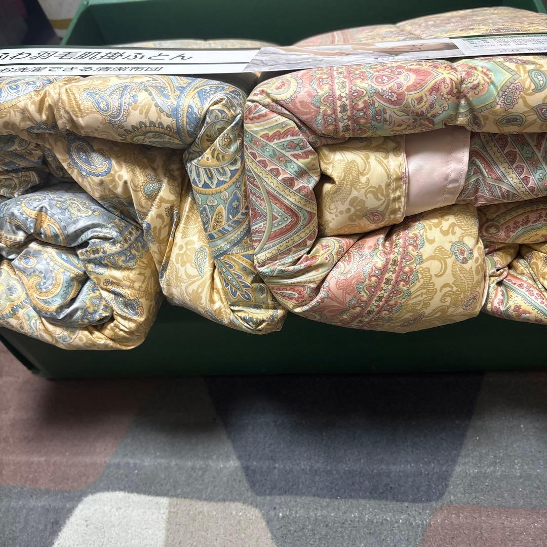 新品 未使用 lofty ロフテー 羽毛 肌掛け 布団