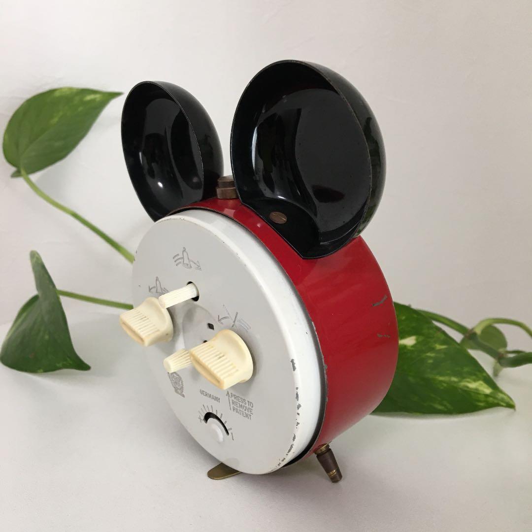 希少　レトロ　BRADLEY   ミッキー    目覚まし時計