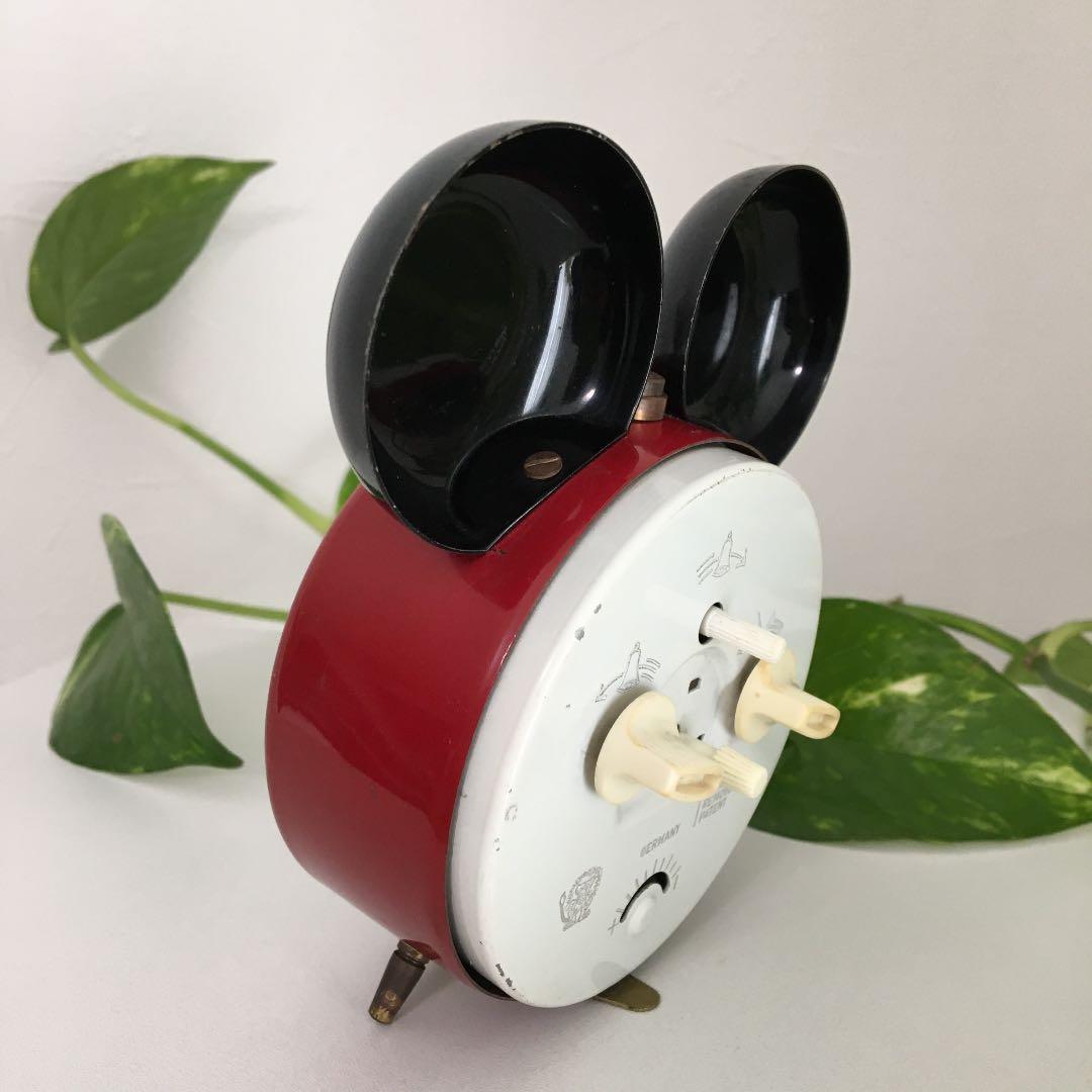 希少　レトロ　BRADLEY   ミッキー    目覚まし時計