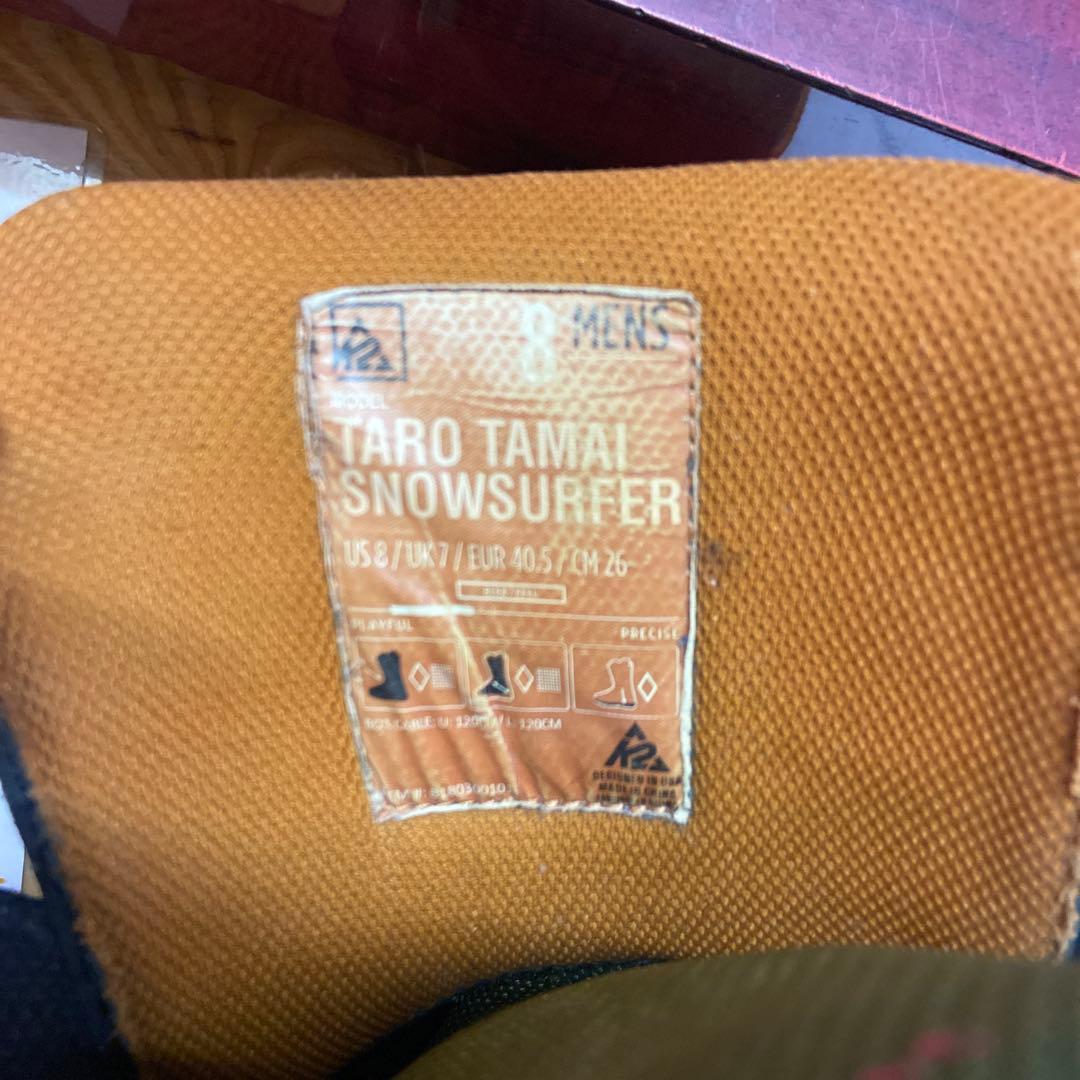 K2 Tamai taro TTブーツ surfer 26cm us 8