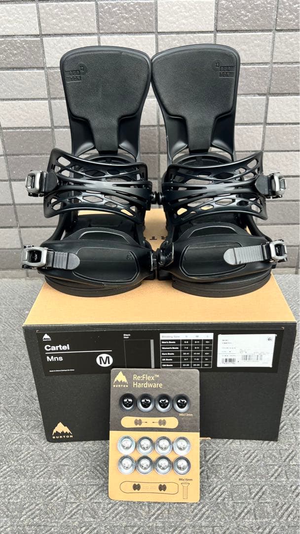 2024年モデル　Burton Cartel Mサイズ ビンディング